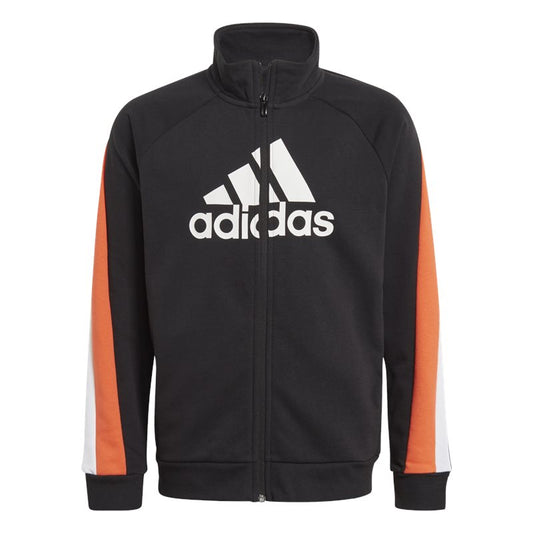 adidas Colorblock Big BOS Tracksuit - Boys - Black/True Orange/White