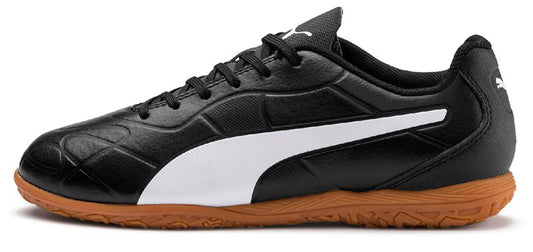 Puma Monarch IT Turf Football Boots - Youth - Black/White