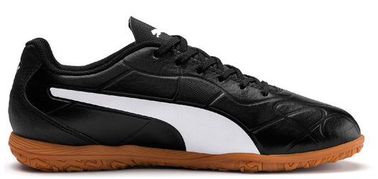 Puma Monarch IT Turf Football Boots - Youth - Black/White