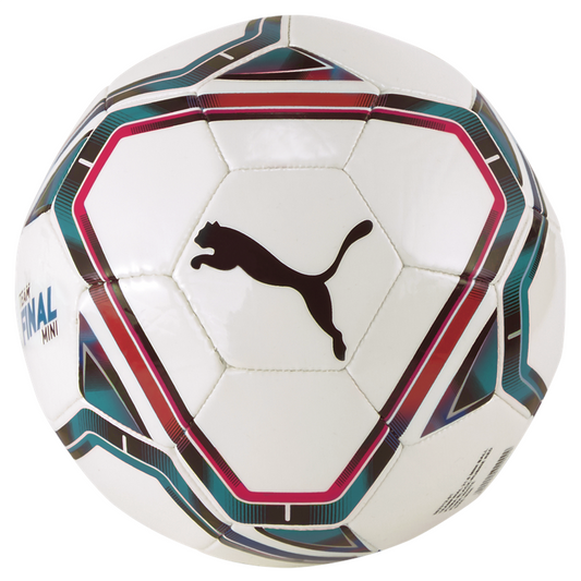 Puma Team Final 21.6 Mini Ball - White/Rose Red/Ocean Depths/Black