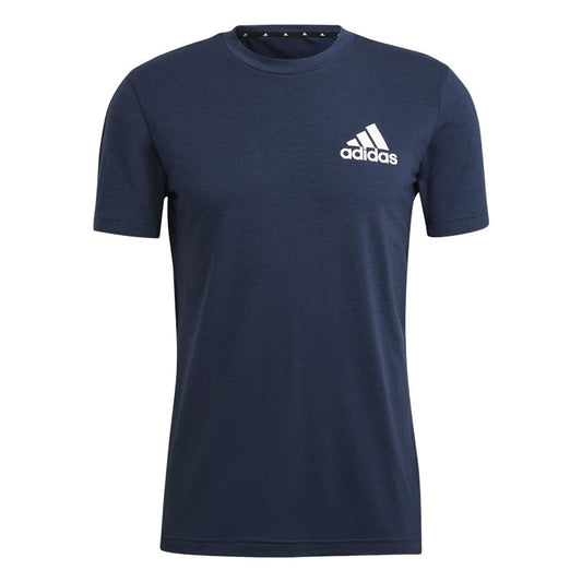 adidas Designed To Move Aeroready Motion Tee - Mens - Crew Navy/White