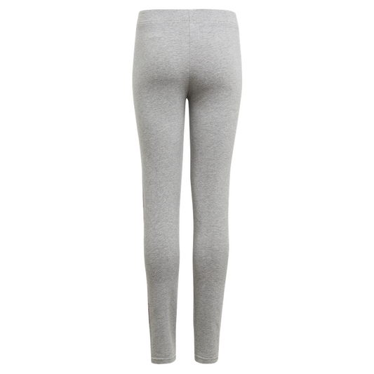 adidas Essentials Leggings - Girls - Medium Grey Heather/Hazy Rose