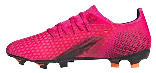 adidas X Ghosted.3 FG Football Boots - Mens - Shock Pink/Black/Orange