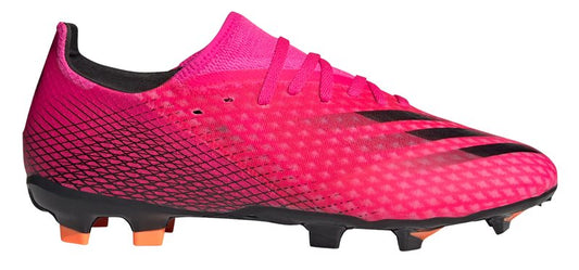 adidas X Ghosted.3 FG Football Boots - Mens - Shock Pink/Black/Orange