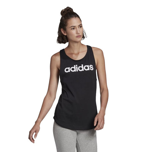 adidas Essentials Loose Logo Tank Top - Womens - Black/White