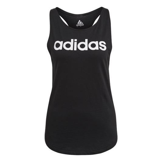 adidas Essentials Loose Logo Tank Top - Womens - Black/White