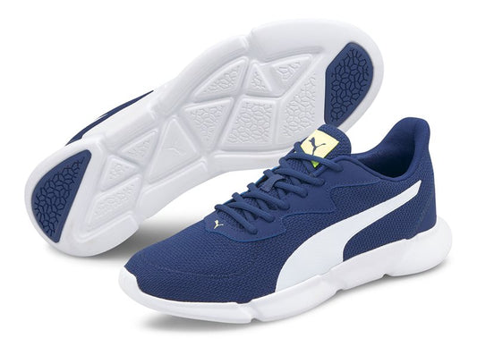 Puma Interflex Runner Shoes - Mens - Elektro Blue/Yellow Alert/White