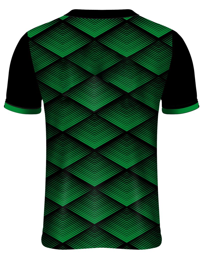 Mc Keever Sarsfields GAA Training Jersey - Adult - Green/Black