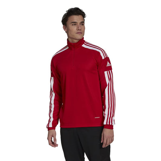 adidas Squadra 21 1/4 Zip Training Top - Adult - Red/White