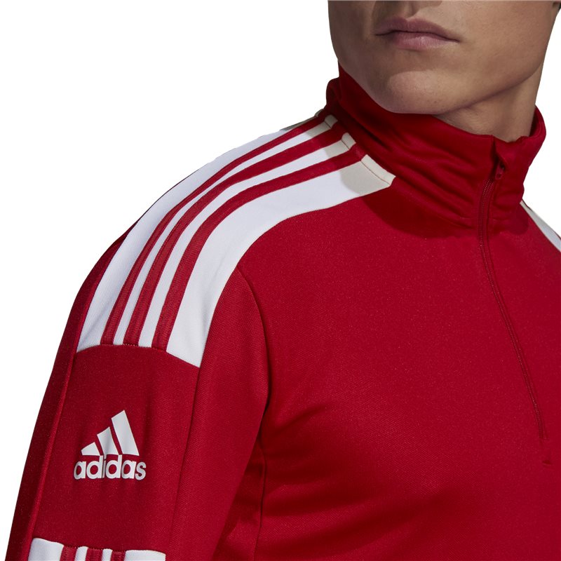 adidas Squadra 21 1/4 Zip Training Top - Adult - Red/White