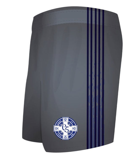 Mc Keever Clan na Gael CLG Training Shorts - Youth - Grey/Blue