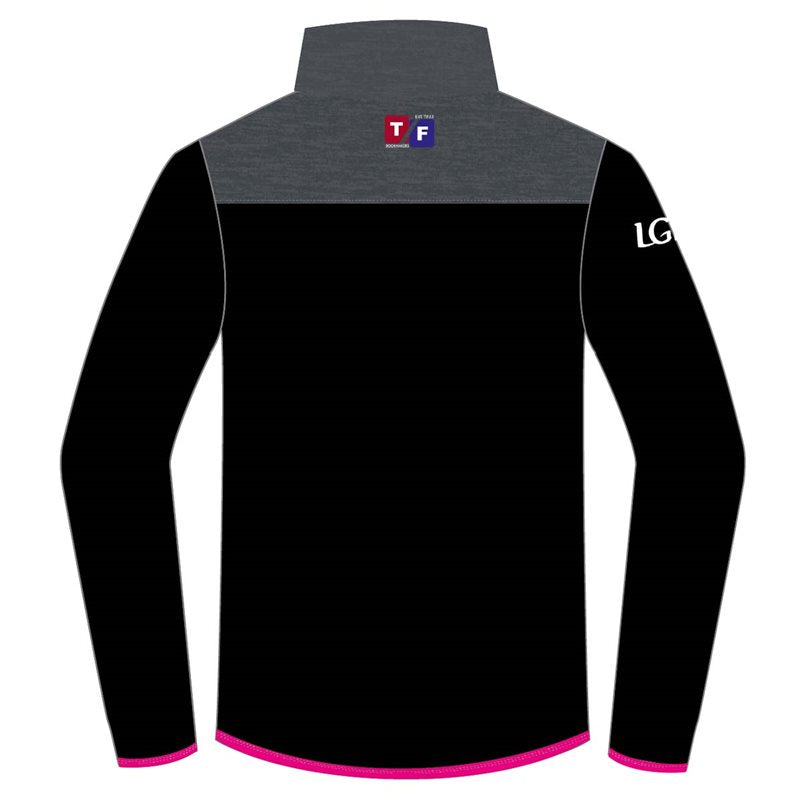 Mc Keever Clan na Gael CLG 1/4 Zip Jacket - Youth - Black/Grey/Pink