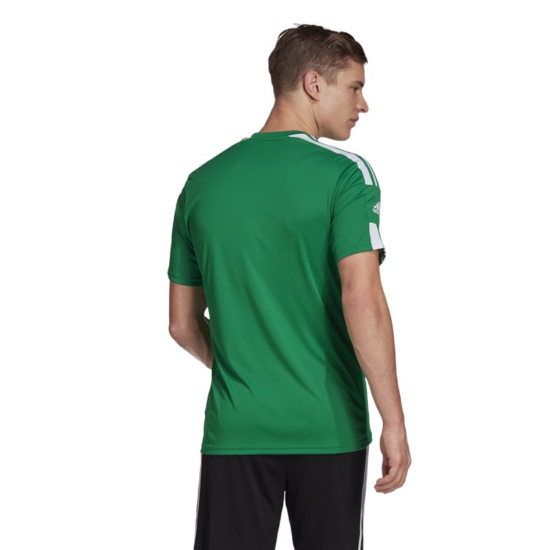 adidas Squadra 21 Short Sleeve Training Tee - Adult - Green/White