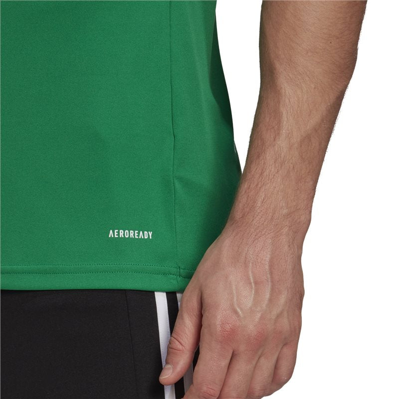 adidas Squadra 21 Short Sleeve Training Tee - Adult - Green/White