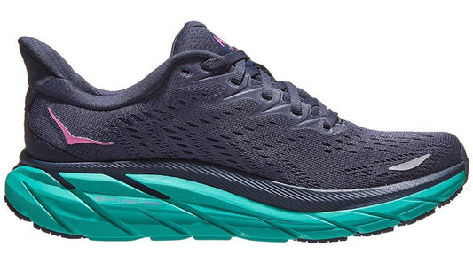 Hoka One One Clifton 8 Running Shoes - Womens - Outer Space/Atlantis