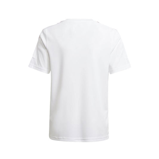 adidas Squadra 21 Short Sleeve Training Tee - Youth - White/Red