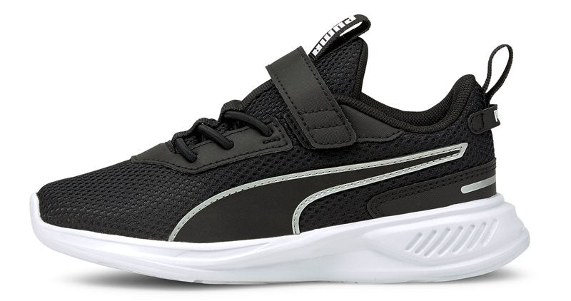 Puma Scorch Runner V PS Trainers - Boys - Black/White