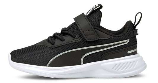Puma Scorch Runner V PS Trainers - Boys - Black/White