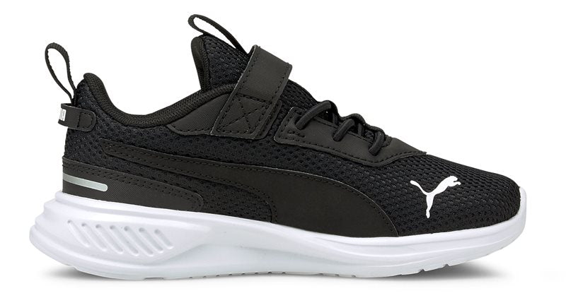 Puma Scorch Runner V PS Trainers - Boys - Black/White