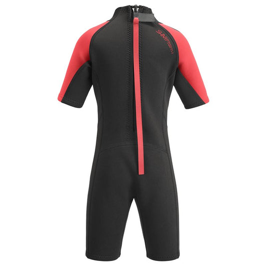 UB Sharptooth Short Wetsuit - Youth - Black/Red