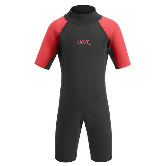 UB Sharptooth Short Wetsuit - Youth - Black/Red