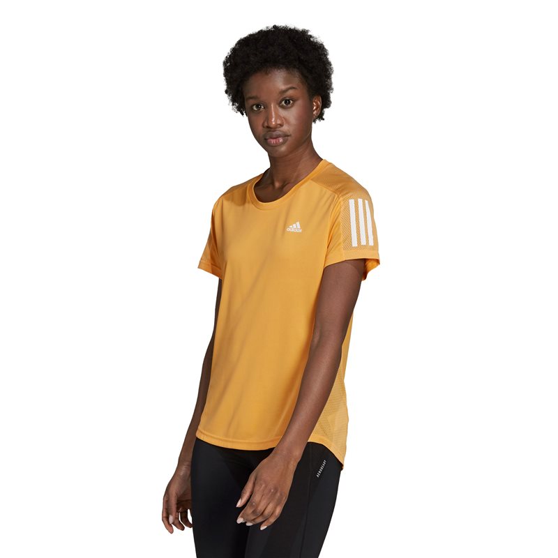 adidas Own The Run Tee - Womens - Haze Orange
