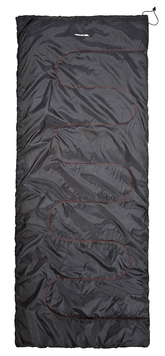 Trespass Envelop 3 Season Sleeping Bag - Black