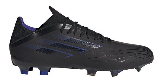 adidas X Speedflow.2 FG Football Boots - Adult - Black/Sonic Ink/Solar Yellow