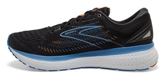 Brooks Glycerin 19 Running Shoes - Mens - Black/Blue/Orange