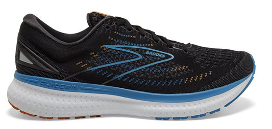 Brooks Glycerin 19 Running Shoes - Mens - Black/Blue/Orange