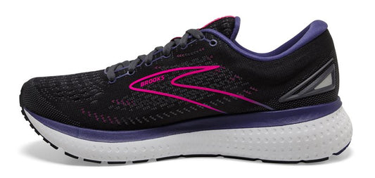 Brooks Glycerin 19 Running Shoes - Womens - Black/Ebony/Pink