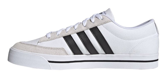 adidas Retrovulc Trainers - Mens - White/Black/Dove Grey