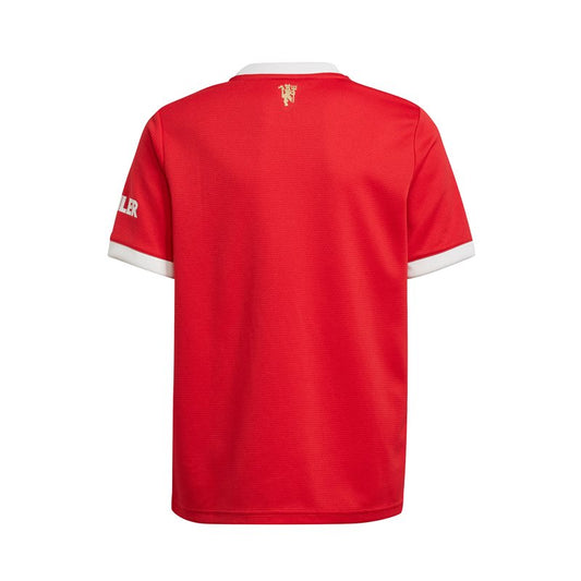 adidas Manchester United FC 2021/22 Official Home Jersey - Youth - Real Red