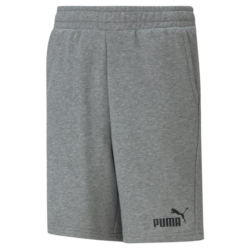 Puma Essentials Sweat Shorts - Boys - Medium Grey Heather