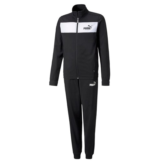 Puma Poly Tracksuit - Boys - Black