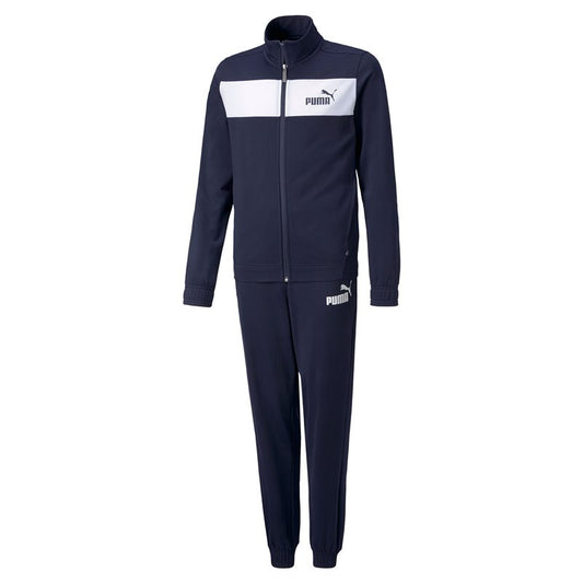 Puma Poly Tracksuit - Boys - Navy