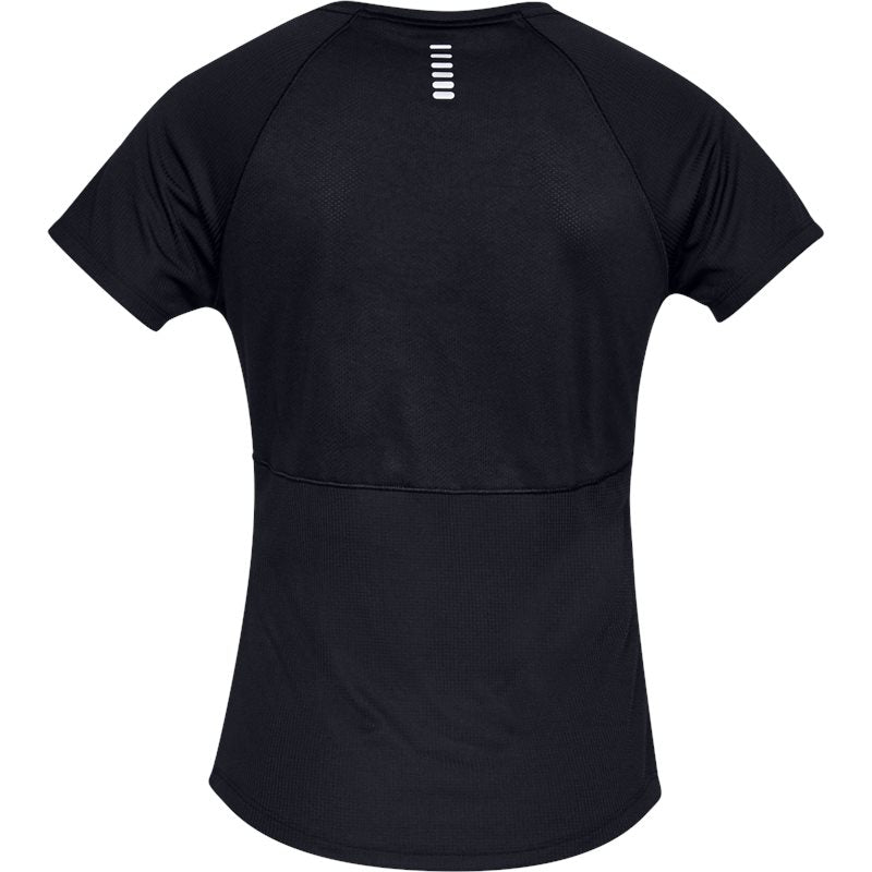 Under Armour Speed Stride Short Sleeve Running Tee - Womens - Black/Reflective