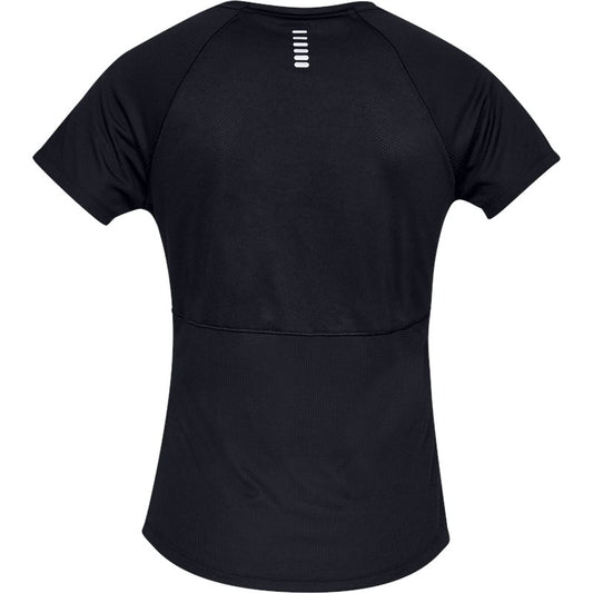 Under Armour Speed Stride Short Sleeve Running Tee - Womens - Black/Reflective