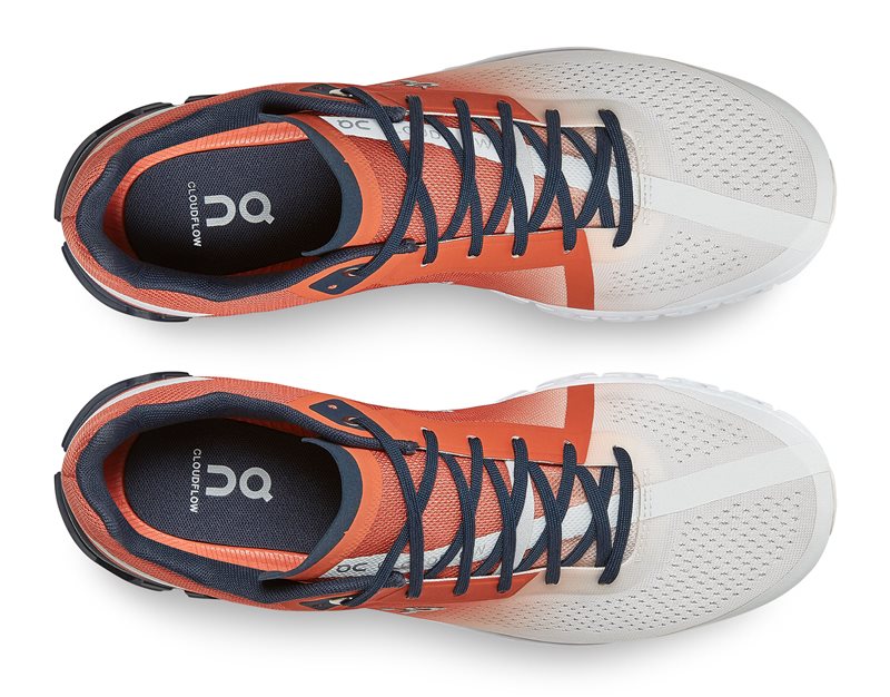 On Cloudflow Running Shoes - Mens - Rust/Eclipse