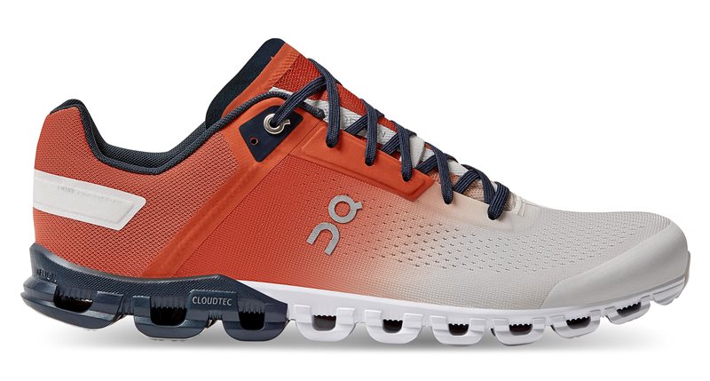 On Cloudflow Running Shoes - Mens - Rust/Eclipse