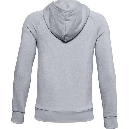 Under Armour Rival Fleece Big Logo Hoodie - Boys - Mod Grey Light Heather/Black