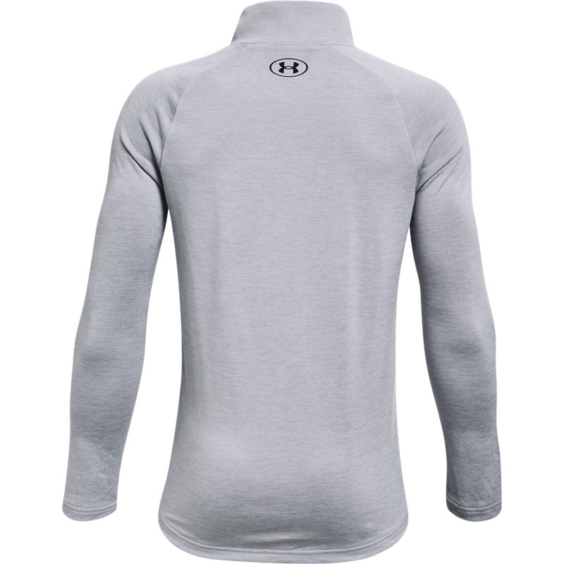 Under Armour Tech 2.0 1/2 Zip Top - Boys - Mod Grey Light Heather/Black