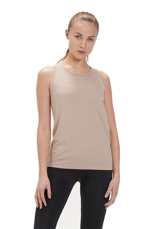 Athlecia Julee Loose Fit Seamless Tank Top - Womens - Rose Powder