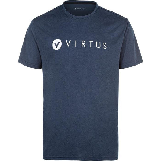 Virtus Edwardo Short Sleeve Logo Tee - Mens - Dark Sapphire