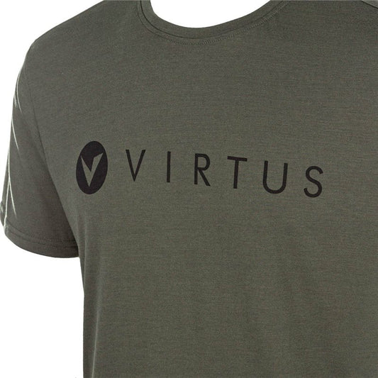 Virtus Edwardo Short Sleeve Logo Tee - Mens - Olive
