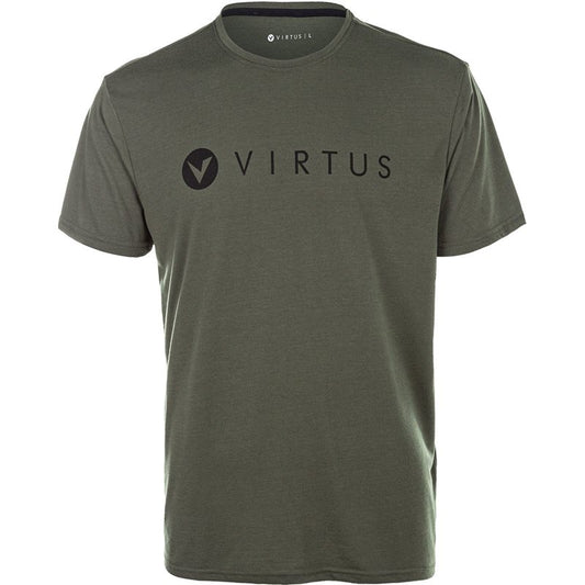 Virtus Edwardo Short Sleeve Logo Tee - Mens - Olive
