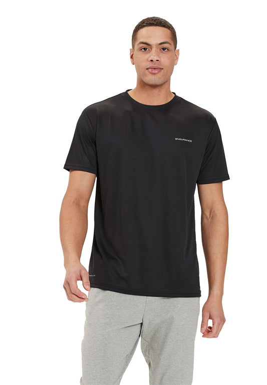 Endurance Vernon Short Sleeve Performance Tee - Mens - Black