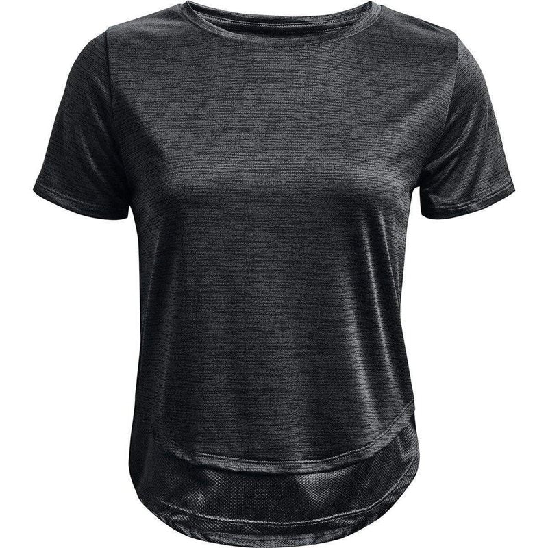 Under Armour Tech Vent Short Sleeve Training Tee - Womens - Black/White