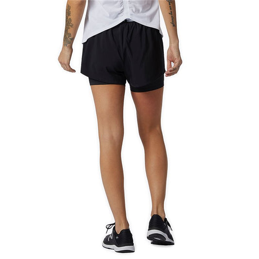 New Balance Relentless 2 In 1 Running Shorts - Womens - Black