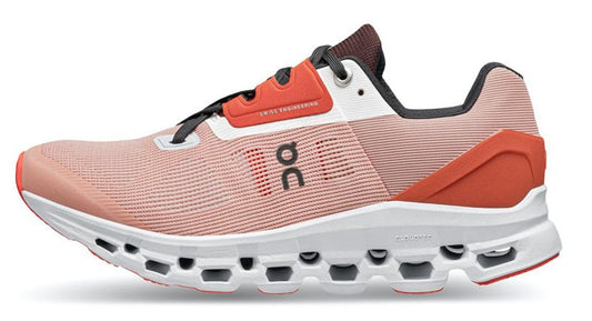 On Cloudstratus Running Shoes - Womens - Rose/Red